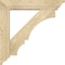 Ekena Millwork Balboa Traditional Rough Sawn Bracket w/ Offset Brace, Douglas Fir, 6"W x 28"D x 28"H BKT0604X28X28BOA01RDF - alternate 4